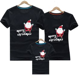 Christmas Look Snowman Deer Mommy and Me Clothes Matching Family Clothing Sets Mother Daughter Father Baby T-shirt 210417