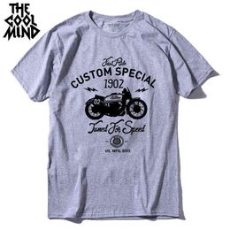COOLMIND MO0311 100% cotton short sleeve special motor print men T shirt casual cool Tshirt summer o-neck t-shirt pthd 210629