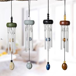 NEWWood Aluminum Tube Creative Mini Metal Wind Chime Home and Car Wind Chime Pendant Decoration Craft Gifts ZZA6657