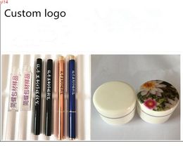 A small amount of lip gloss bottle eyeliner plastic logo printing customgood qty