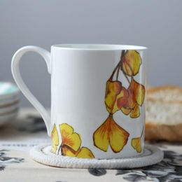 Mugs 1Pc Ceramic Coffee Mug Large White Cup Tea Fine Bone China Porcelain Cups & Couple Set Gifts Drinkware 400ML