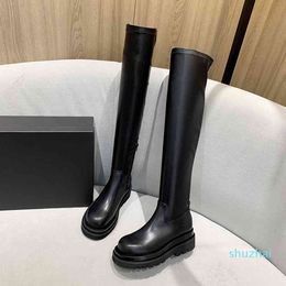 Botas Largas Elásticas Negras Oferta Online | DHgate.com