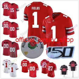 2021 Custom Ohio State Buckeyes OSU Football Jersey Malik Harrison Chase Young Shaun Wade Tyreke Smith Eddie George Dwayne Haskins Mike