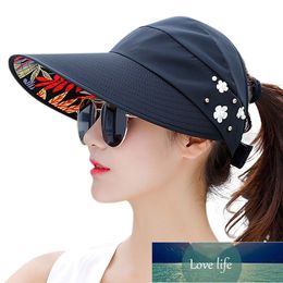 women summer beach sun hat wide brim sun protection visor cap for female Factory price expert design Quality Latest Style Original Status
