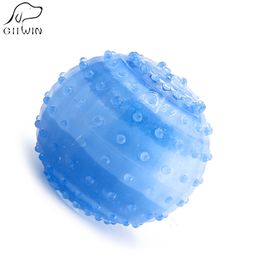 Cat Toys Cooling Dog Ball For Interactive Game Tooth Cleaning Durable Round Chewing Anti Biting
