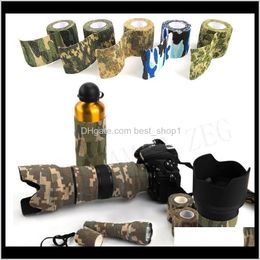 Other Home & Garden Drop Delivery 2021 12 Colours 4Dot5M Outdoor Shooting Camping Camera Tools Waterproof Durable Cloth Army Camouflage Stealt
