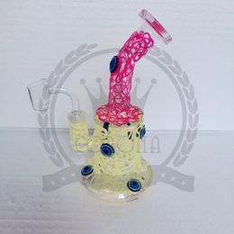 glass hookahs tall small colorful water bongs pipes recycler oil rigs dab beaker quartz banger