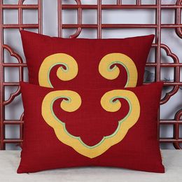 Custom Patchwork Love Heart Cotton Linen Cover Cushion Pillow Case Home Decorative Living Room Sofa Zipper Lumbar Pillowcase