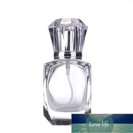 50pcs/lot 30ML Transparent Glass Perfume Bottle Travel Spray Refillable Sprayer Empty Cosmetic Container