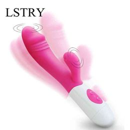 NXY Vibrators g Spot Dildo Rabbit Vibrator for Women Dual Vibration Silicone Waterproof Female Vagina Clitoris Massager Sex Toys for Women 0104