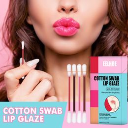 ELECOOL New Lipstick Cigarette Case Cotton Swab Lipsticks Long Lasting Waterproof Cosmetics For Women Fashion Lip Gloss Makeup