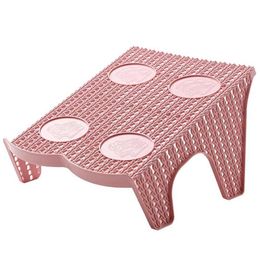 rattan boxes UK - Clothing & Wardrobe Storage Rattan Shoe Rack Double Cleaning Living Room Convenience Box Pink Row Promotion