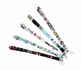 Cell Phone Straps & Charms Wholesale 100pcs Nurse Doctors Styles Celebrity Lanyard Fashion Keys Mobile Neck ID Badge Holders Pendant gift