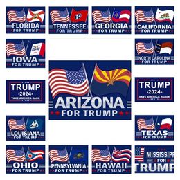 Banner Flags Polyester Trump flags 2024 US presidential campaign for election flag 90*150cm 38 style Party Supplies T2I52159