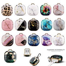 earphones for galaxy Canada - Luxury Electroplated Marble Earphone Cases For Samsung Galaxy Buds Live Case Hard Wireless Bluetooth Headset Protector Cover