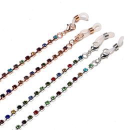 2021 Chic Fashion Eyeglass Chains for Women Crystal Sunglasses Chains Glasses Cord Holder Eyewear Lanyard Necklace Strap Rope