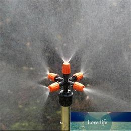 Garden Sprinklers 360 Degree Circle Rotating Water Sprinkler Automatic Watering Grass Lawn 5 Nozzles Garden Pipe Hose