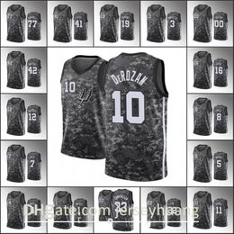 2021 San Men Bryn Forbes LaMarcus Aldridge Antonio DeMar DeRozan Patty Mills City CamoSpurs Custom Jersey