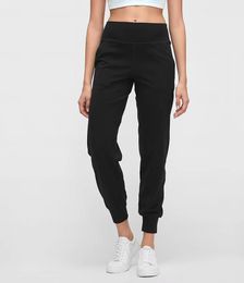 19073 Nakedfeel-Stoff, lockere Passform, Sport-Yogahose, Workout-Jogger für Damen, butterweiche, elastische Workout-Jogginghose mit zwei Seitentaschen