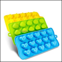 Other Bar Products Barware Kitchen, Dining & Home Garden Star Love Shell Product Three-Piece Sile Ice Tray Mould Creative Childrens Candy Cho