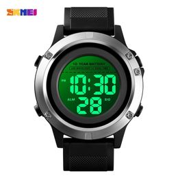 SKMEI Men's Sport Watch 10 Year Battery Digital Watch Men Luminous 50M Waterproof Wristwatches For Male Relogio Masculino 1518 X0524