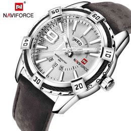 NAVIFORCE Men Watches Fashion Quartz Wrist Watches Men's Military Waterproof Sports Watch Male Date Clock Relogio Masculino 210517