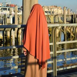 abaya khimar NZ - Ethnic Clothing Ramadan Eid Prayer Garment One Layers Long Khimar Muslim Women Hijab Sleeveless Tops Abaya Jilbab Islam Arabic Abayas Niqab