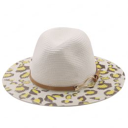 Handmade Summer Spring Panama Men Straw Hat Women Wide Brim Sun Protective Beach Jazz Trilby Cap Sombrero