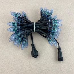 2022 new 50ct/4 Inches/DC12V WS2811/regulated Led Pixel Nodes,18awg All BLACK Wire;IP68;13.5mm/xConnect