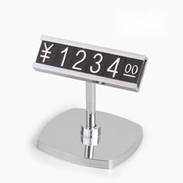 Jewellery Store Plastic Price Cube Numbers Jewellery Pricing Cubes Tag Plastic Bracket