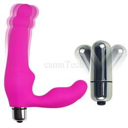 Silicone Dildo Pussy Vibrator Quiet Design G-spot Massager Lesbian Strapon Dong Penis Slim Vibrating Egg Waterproof Sex Toys For Women