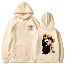 One Piece Anime One Piece Hoodies Men Women Fashion Luffy Pullover Oversized Hoodie Sweats Kids Hip Hop Coat Boys Mens Clothing Sudaderas Designer Hoodie 424