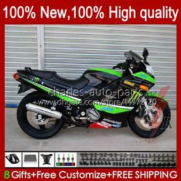 OEM Bodys For KAWASAKI NINJA ZZR250 1990 1991 1992 1993 1994 1995 1996 1997 1998 1999 Bodywork 54HC.60 green black new ZZR-250 ZZR 250 CC 90 91 92 93 94 95 96 97 98 99 Fairing