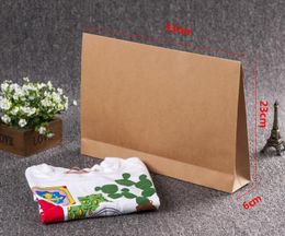 100pcs/lot Kraft Paper Envelope Gift Boxes Present Package Bag For Book/Scarf/Clothes Document Wedding Favour Decoration