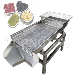 Commercial Vibrating Particle Sieving Machine High Performance Rice Grain Cleaning Separator 220v