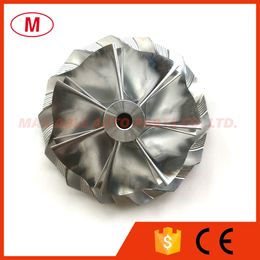 KP39 41.60/54.00mm 7+7 blades Turbocharger Turbo Billet compressor wheel/Aluminum 2618/Milling wheel for Turbosuperchager Cartridge/CHRA/Core