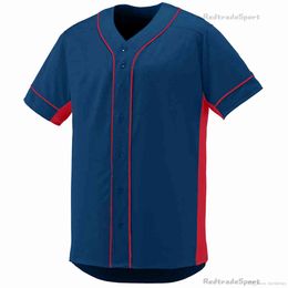 Customise Baseball Jerseys Vintage Blank Logo Stitched Name Number Blue Green Cream Black White Red Mens Womens Kids Youth S-XXXL XXKI3