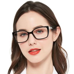 Sunglasses MARE AZZURO Oversized Reading Glasses Women Fashion Brand Designer Cat Eye Presbyopia Eyeglasses Glitter Readers 1.0 1.5 2.0 2.5