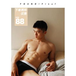 Underpants Breathable Foundation Classic Men's Cotton Low-Waisted Sports Sexy Casual Home Triangle Panties Shorts Briefs