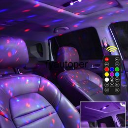 Car Atmosphere Lights Ambient Lamp Multi-color USB Rhythm Atmosphere Lamp Portable Decorative Light For Auto