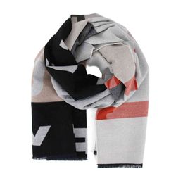 Fashionable Scarv Pure Handmade Factory Wholale Grey Custom Brand Woven Patterns Wool Scarf Men