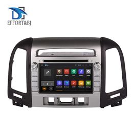 Player Auto Radio 4GB Android 9.0 автомобильный DVD для Santa Fe 2006-2012 3 отверстия Мультимедиа GPS ленты рекордер головной блок