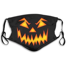 Adult mask 3d Halloween printed cotton face-mask anti-dust hanging ear type personalized masks