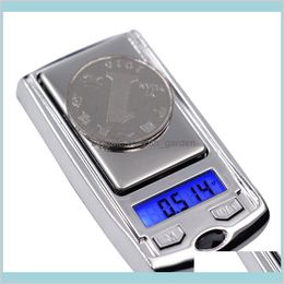 Household Sundries Home Garden 100G 200G 0Dot01G Portable Digital Scales Balance Weight Weighting Led Electronic Car Key Design Jewelr