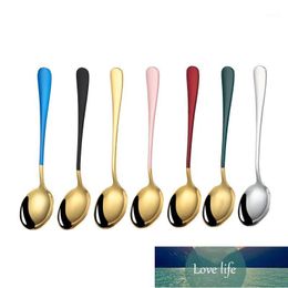 8 PCS Long Handle Gold Spoons Stainless Steel Dishwasher Safe for Coffee Ice Cream Dessert Soup Kitchen Tableware1 Factory price expert design Quality Latest Style