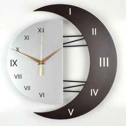 Wall Clocks Saatk-3d Home Decoration Modern Design Creative Metal Nordic Large Saatk Zegar Luxury W5336