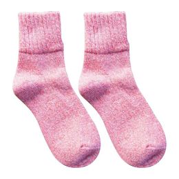 seamless socks women Australia - Winter Warmer Women Thicken Thermal Wool Cashmere Snow Socks Seamless Velvet Boots Floor Sleeping For Mens Men's