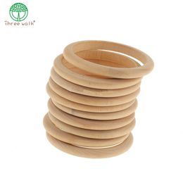 10pcs/lot Thin Unfinished Wooden Bracelet For DIY 0.8cm Width BG004