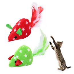 Cat Toys Mice Christmas Mouse Toy Party Pet Accessories