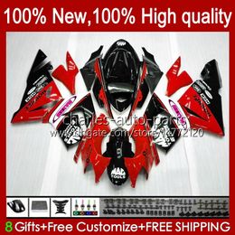 Body red factory Kit OEM For KAWASAKI NINJA ZX1000C ZX 10 R 1000 CC ZX1000 04-05 Bodywork 9No.137 ZX 10R 1000CC ZX10R 04 05 ZX-10R ZX1000CC 2004 2005 Motorcycle Fairing